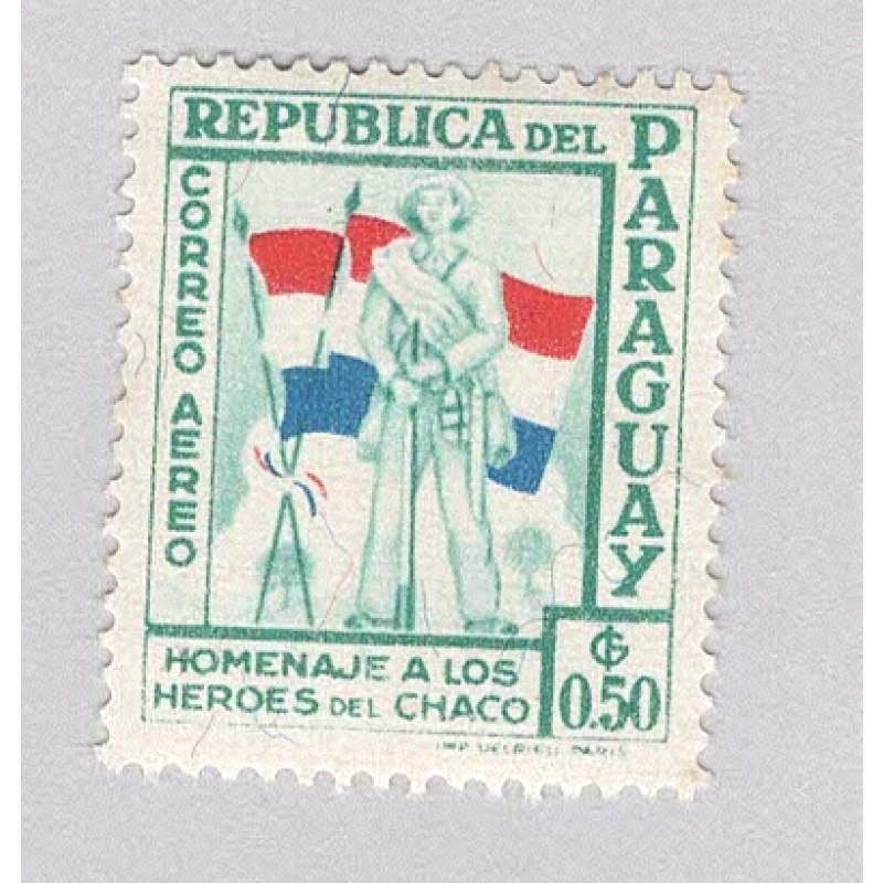 Paraguay C237 Soldier and Flags MNH 2  (BP96822)