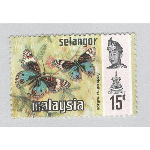 Malaysia Selangor 133 Butterflies Used 1  (BP96910)