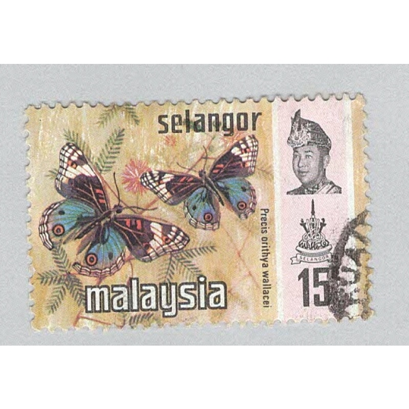 Malaysia Selangor 133 Butterflies Used 3  (BP96912)