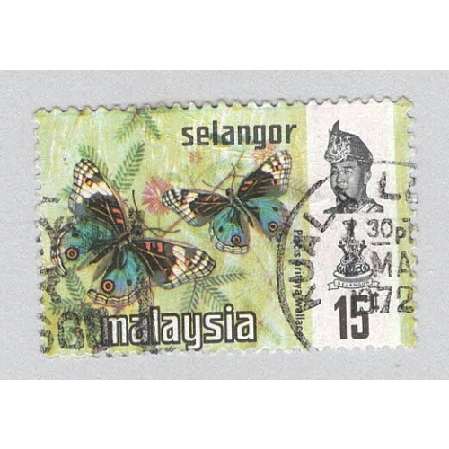 Malaysia Selangor 133 Butterflies Used 1  (BP96913)