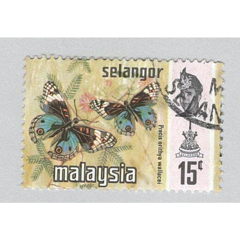 Malaysia Selangor 133 Butterflies Used 2  (BP96914)