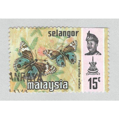 Malaysia Selangor 133 Butterflies Used 3  (BP96915)