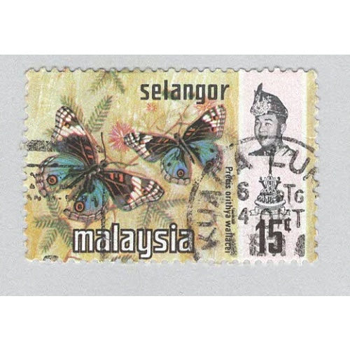 Malaysia Selangor 133 Butterflies Used 1  (BP96916)
