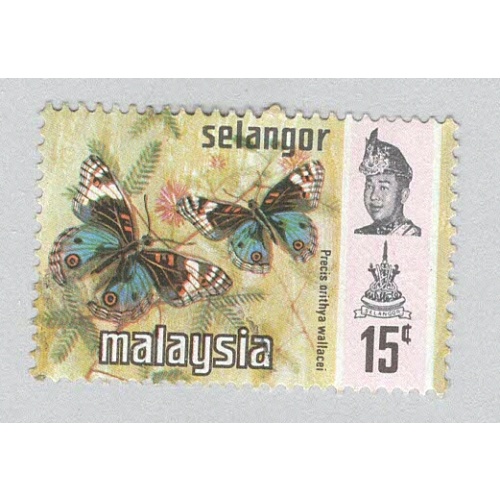 Malaysia Selangor 133 Butterflies Used 2  (BP96917)