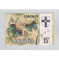 Malaysia Sarawak 240 Butterflies Used 2  (BP97004)