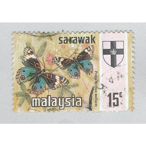 Malaysia Sarawak 240 Butterflies Used 2  (BP97004)