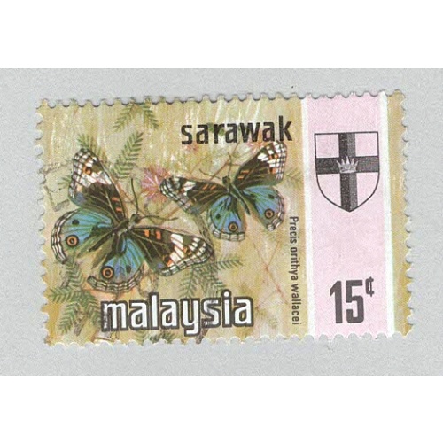 Malaysia Sarawak 240 Butterflies Used 3  (BP97005)