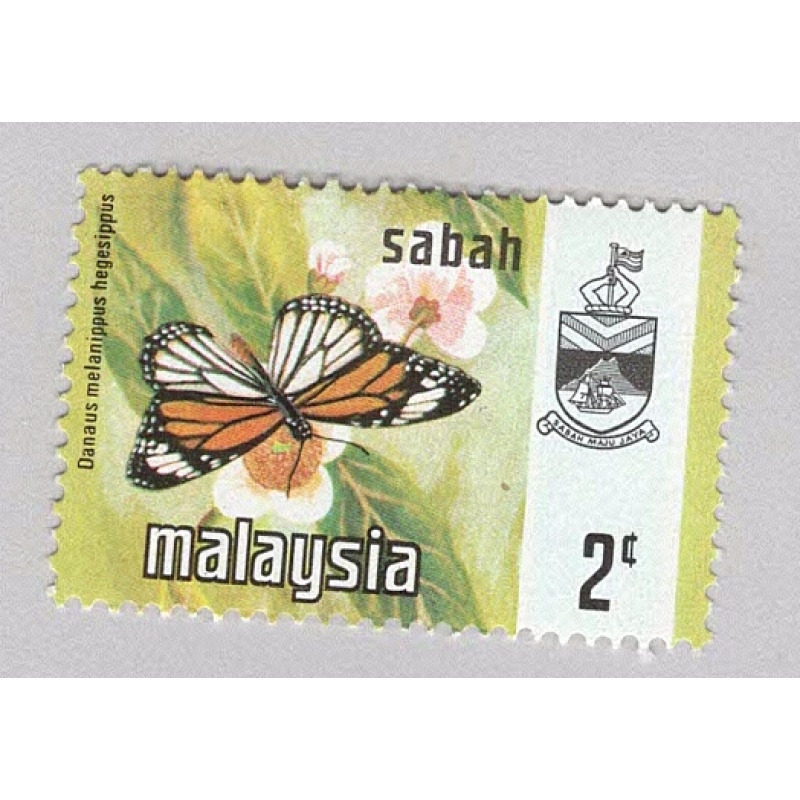 Malaysia Sabah 25 Butterflies MNH 1  (BP97014)