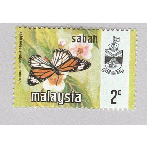 Malaysia Sabah 25 Butterflies MNH 2  (BP97015)