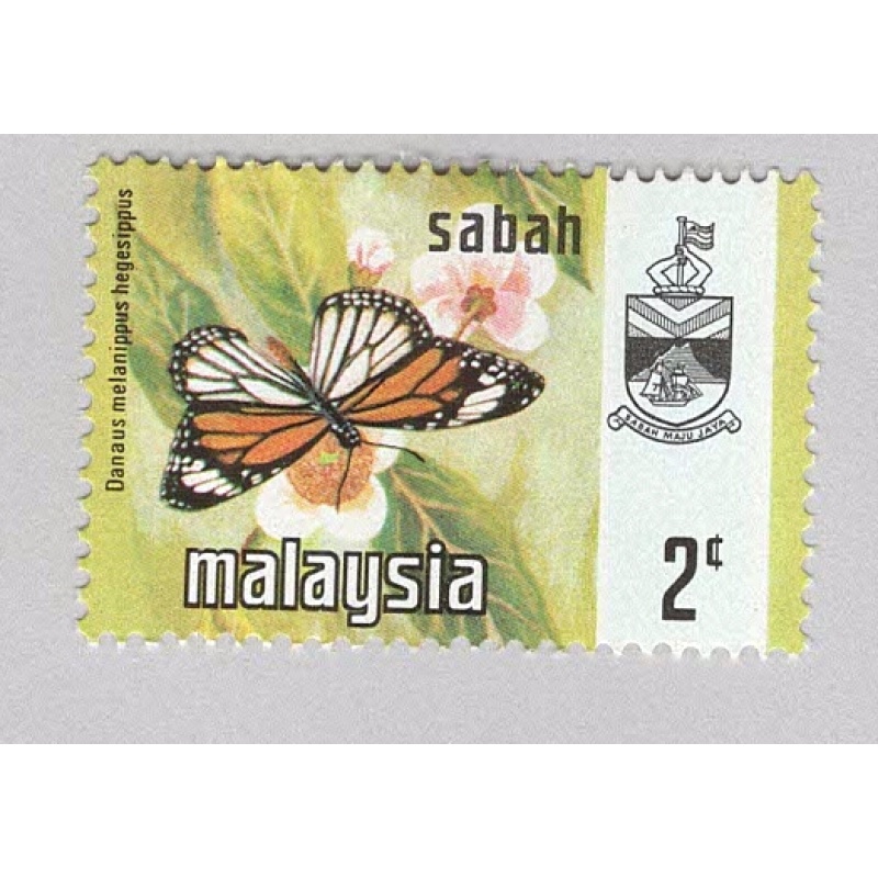 Malaysia Sabah 25 Butterflies MNH 2  (BP97015)