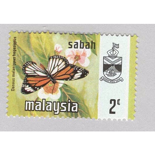 Malaysia Sabah 25 Butterflies MNH 1  (BP97017)