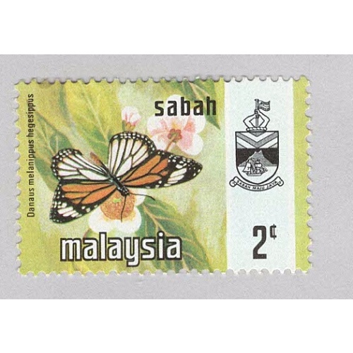 Malaysia Sabah 25 Butterflies MNH 1  (BP97020)
