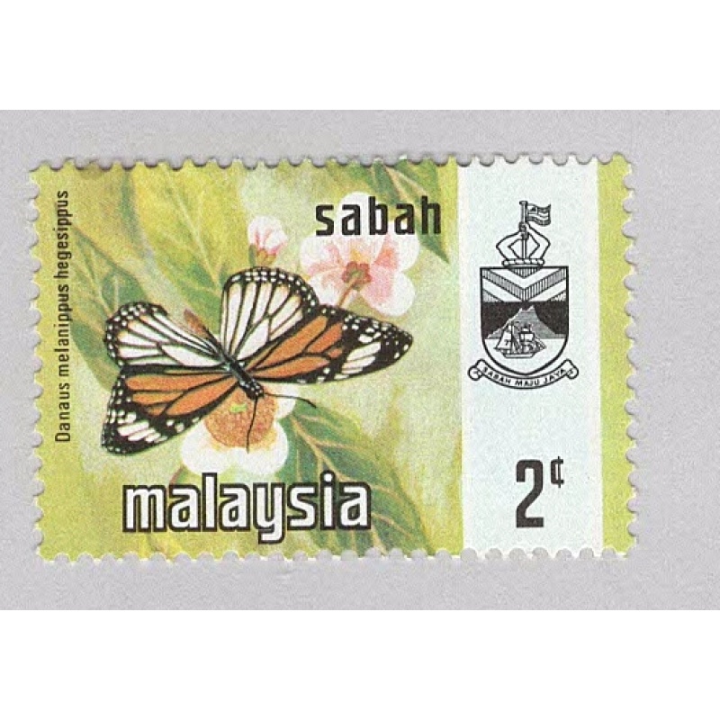Malaysia Sabah 25 Butterflies MNH 1  (BP97020)
