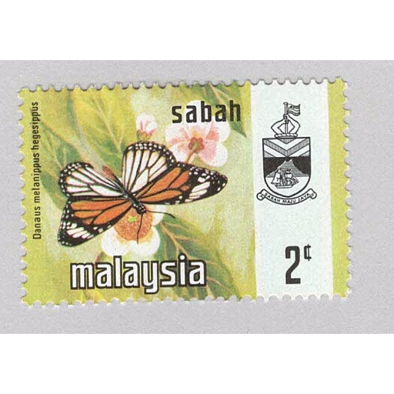 Malaysia Sabah 25 Butterflies MNH 2  (BP97021)