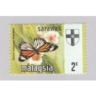 Malaysia Sarawak 236 Butterflies MNH 2  (BP97121)
