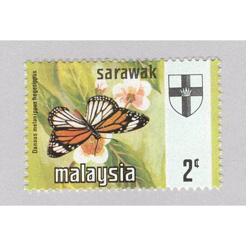 Malaysia Sarawak 236 Butterflies MNH 2  (BP97121)
