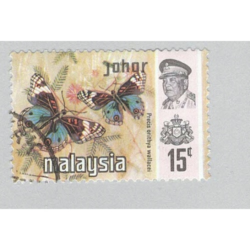 Malaysia Johor 181 Butterflies Used 2  (BP97124)