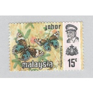 Malaysia Johor 181 Butterflies Used 1  (BP97126)