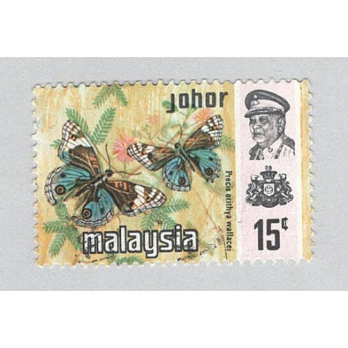 Malaysia Johor 181 Butterflies Used 1  (BP97126)