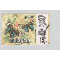 Maylaysia Johor 181 Butterflies Used 3  (BP97128)