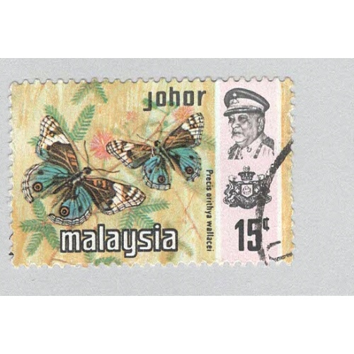 Malaysia Johor 181 Butterflies Used 3  (BP97128)