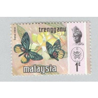 Malaysia Trengganu 96 Butterflies MNH 1  (BP97217)
