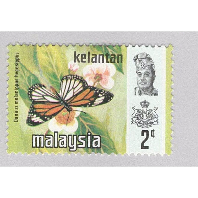 Malaysia Kelantan 99 Butterflies MNH 2  (BP97419)