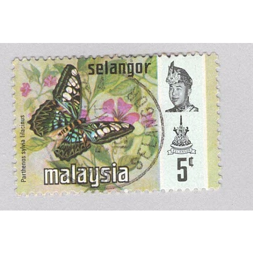 Malaysia Selangor 130 Butterflies Used 1  (BP97522)