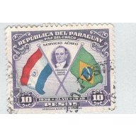 Paraguay 361 Flags of Paraguay Used 1  (BP97804)