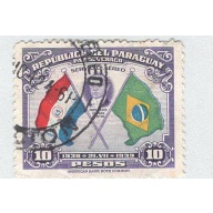 Paraguay 361 Flags of Paraguay Used 2  (BP97805)