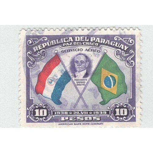 Paraguay 361 Flags of Paraguay Used 3  (BP97806)