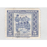 Paraguay 437 Primitive Postal Service Used 1  (BP97826)