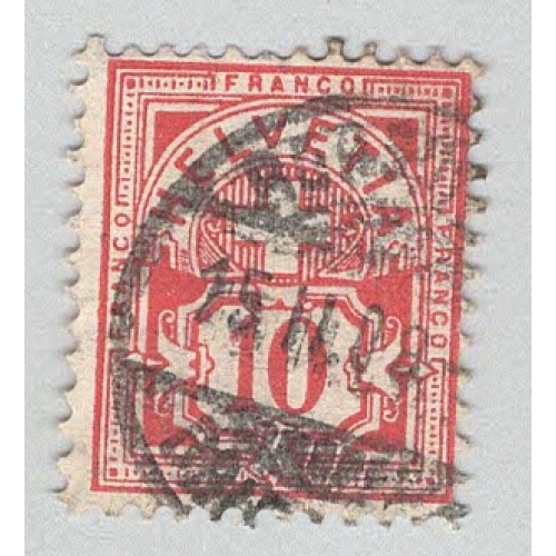 Switzerland 73 Numeral 10 Used 3  (BP98211)