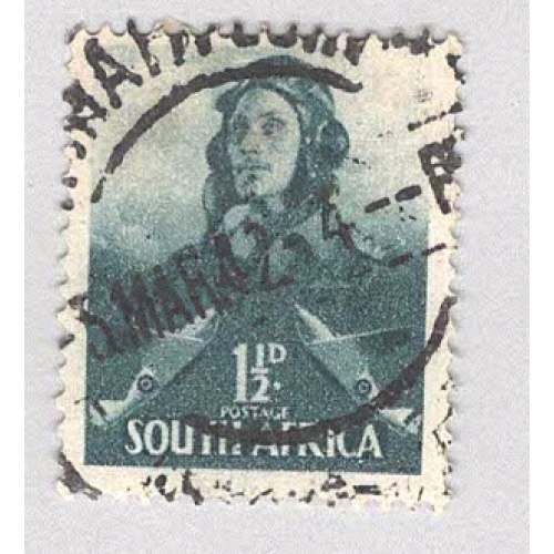 South Africa 83a Plane Pilot Used 1  (BP98221)