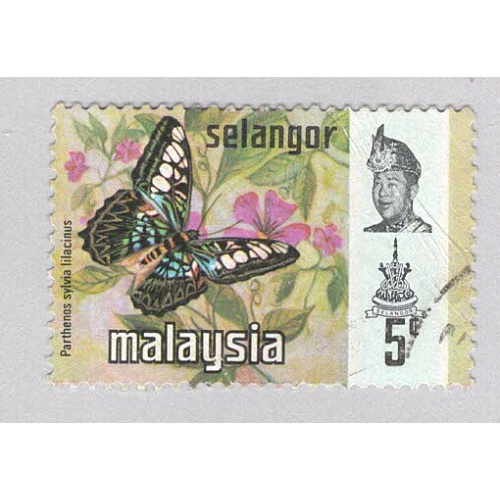 Malaysia Selangor 130 Butterflies Used 2  (BP98319)