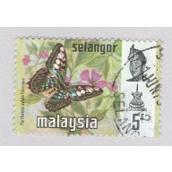 Malaysia Selangor 130 Butterflies Used 3  (BP98320)