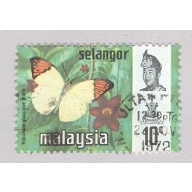 Malaysia Selangor 132 Butterflies Used 3  (BP98326)