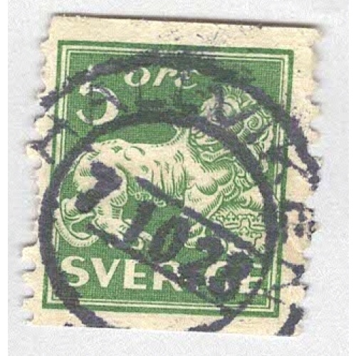 Sweden 116 Heraldic Lion Used 2  (BP98603)