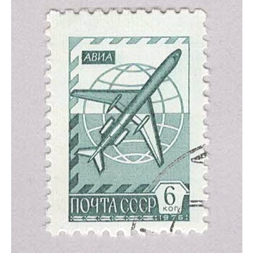 Russia 4521 Plane Used 1  (BP98635)
