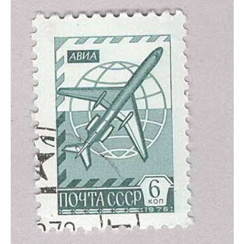 Russia 4521 Plane Used 3  (BP98640)
