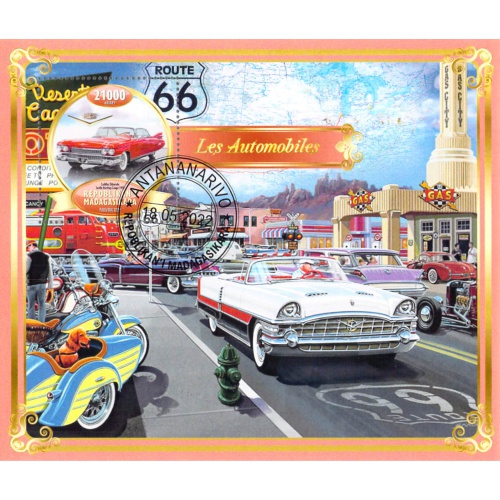 Madagascar 2022 Sheet  Antique Cars mercury 1 value (TS0086)