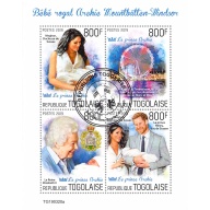 Togo 2019 Sheet  Princess Harry Meghan Markel QEII (TS0136)