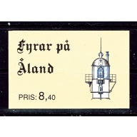 Finland-Aland 67a Complete Booklet 1992 Lighthouses