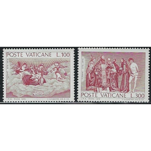 Vatican 590-91 MNH 1976 st (an4598)