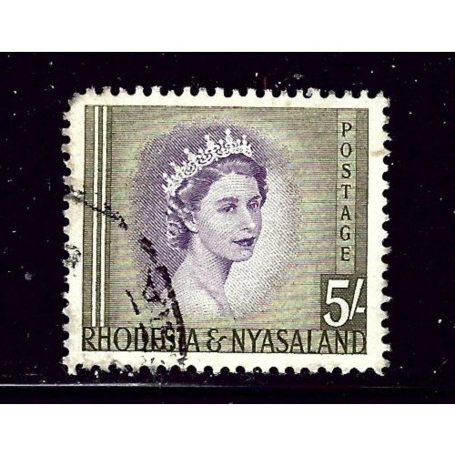Rhodesia and Nyasaland 153 Used HV  short corner perf