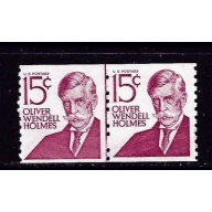 U S 1305E NH 1978 Oliver Wendell Holmes Coil Line Pair