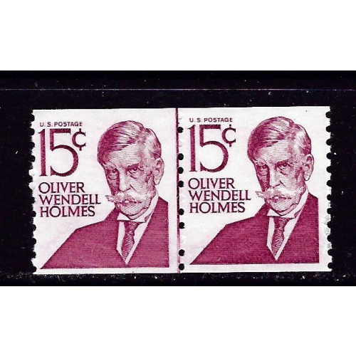 U S 1305E NH 1978 Oliver Wendell Holmes Coil Line Pair
