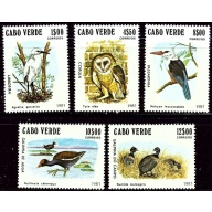 Cape Verde 436-40 MNH 1981 Birds (ak1861)
