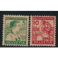 Switzerland B2-3 MH 1915 set (an4489)