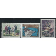 France 1049-51 MNH 1962 Paintings (an4885)